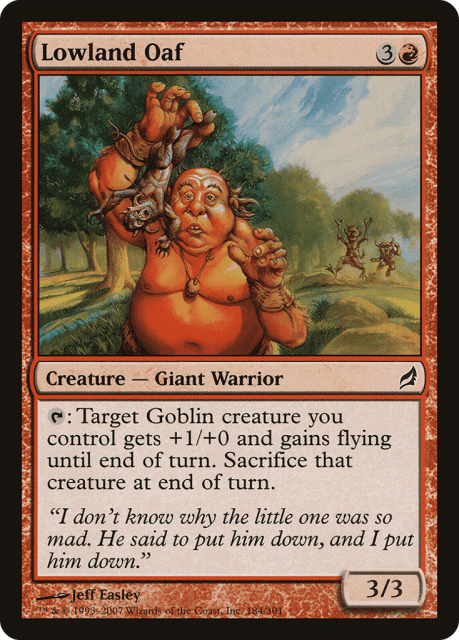 Lowland Oaf (184) — Lorwyn