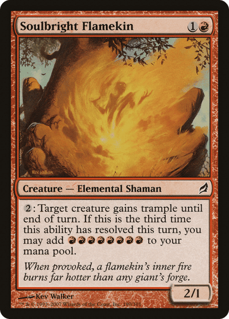 Soulbright Flamekin (190) — Lorwyn