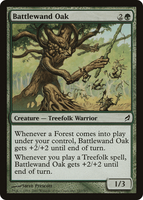 Battlewand Oak (197) — Lorwyn
