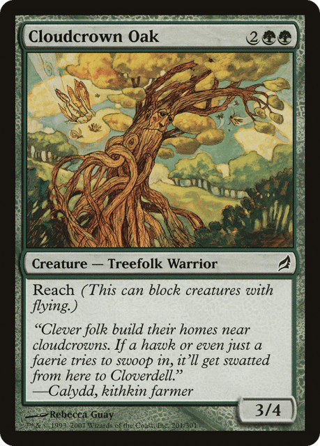 Cloudcrown Oak (201) — Lorwyn