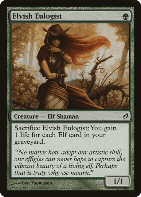 Elvish Eulogist (205) — Lorwyn