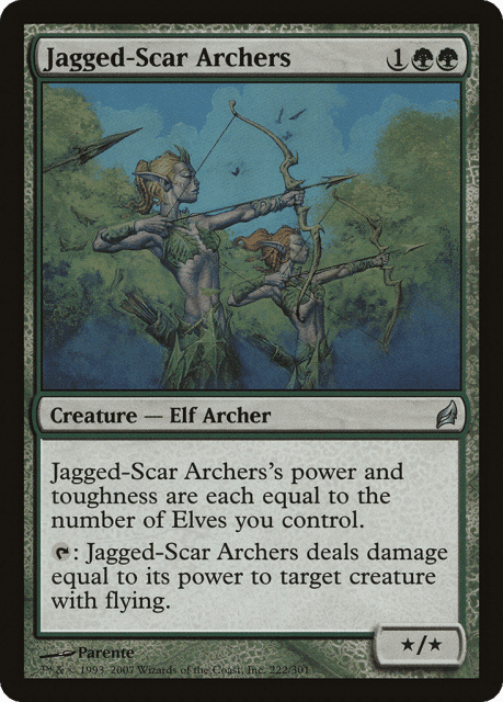 Jagged-Scar Archers (222) — Lorwyn