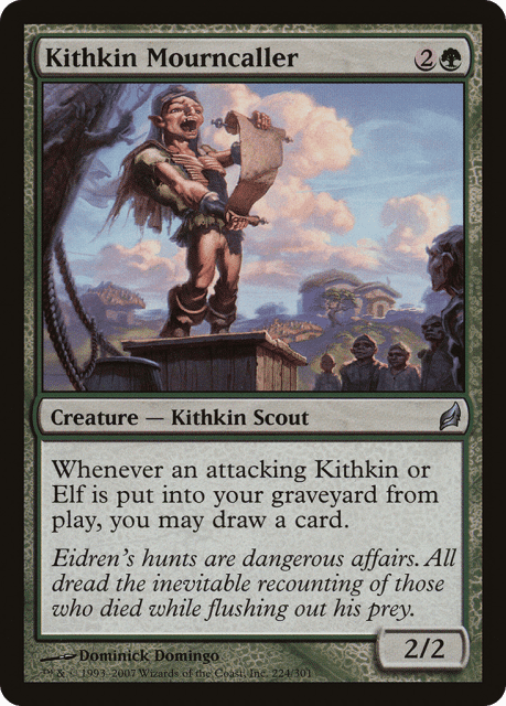 Kithkin Mourncaller (224) — Lorwyn