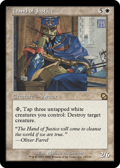 Hand of Justice (15) — Masters Edition