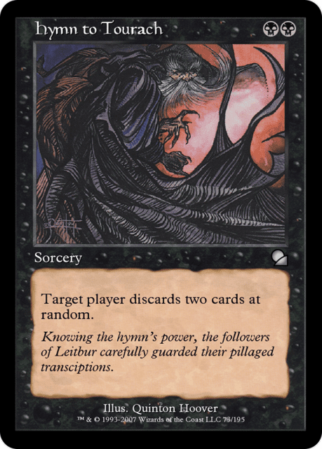 Hymn to Tourach (73) — Masters Edition