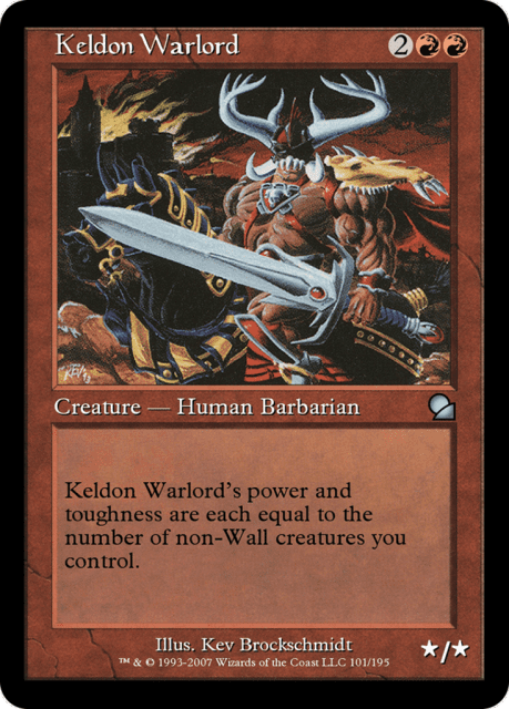 Keldon Warlord (101) — Masters Edition