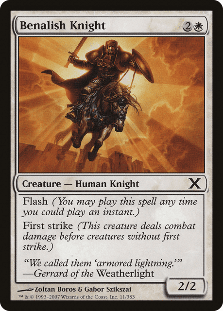 Benalish Knight (11) — Tenth Edition