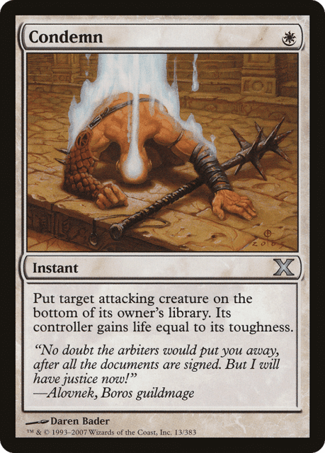 Condemn (13) — Tenth Edition