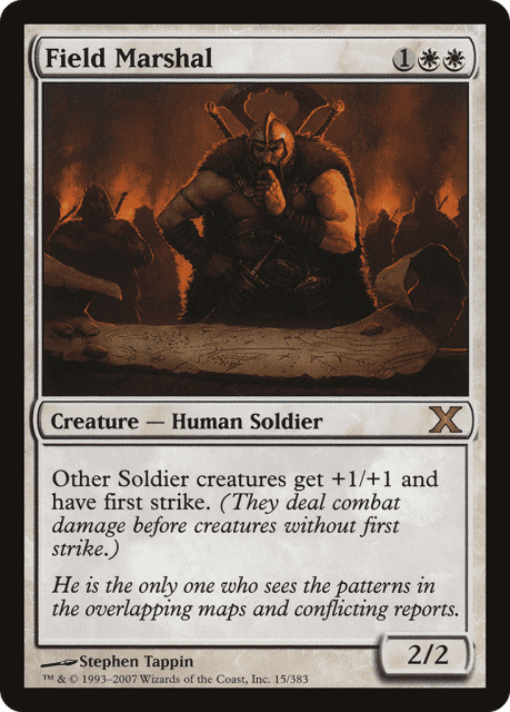 Field Marshal (15) — Tenth Edition