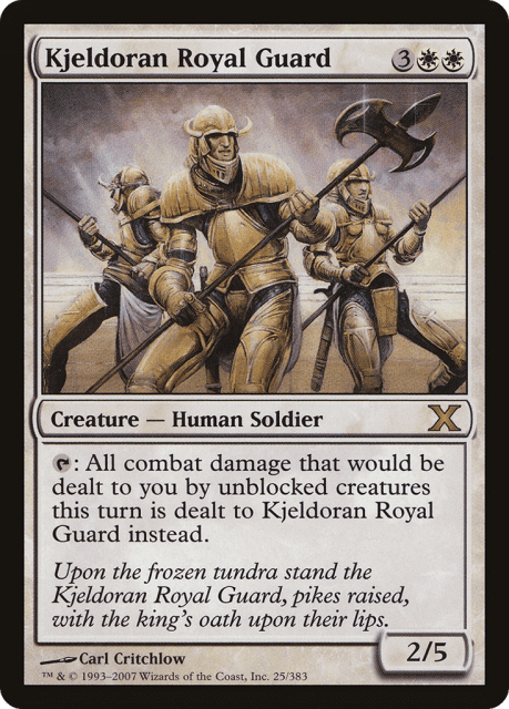 Kjeldoran Royal Guard (25) — Tenth Edition