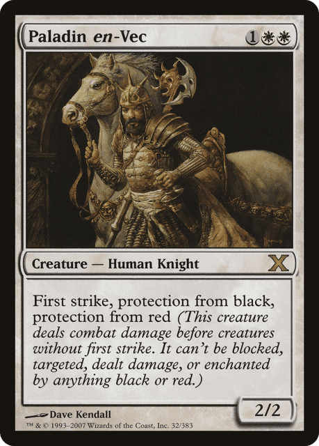 Paladin en-Vec (32) — Tenth Edition