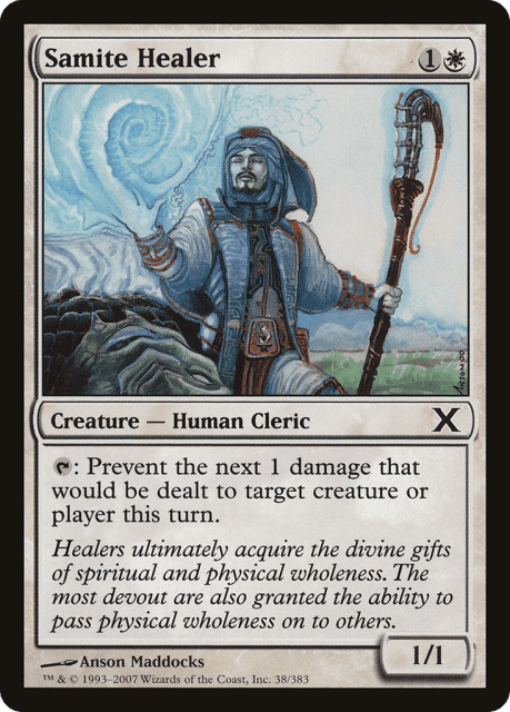 Samite Healer (38) — Tenth Edition