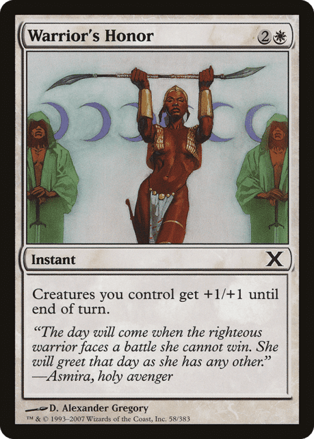 Warrior's Honor (58) — Tenth Edition