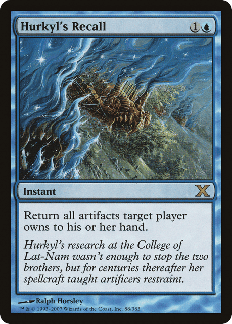 Hurkyl's Recall (88) — Tenth Edition