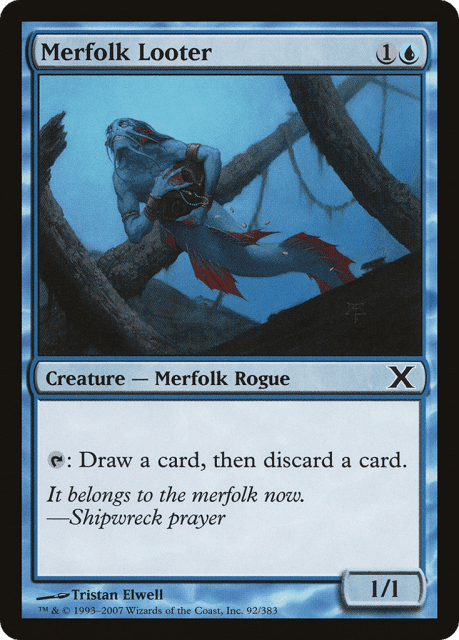 Merfolk Looter (92) — Tenth Edition