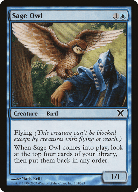 Sage Owl (104) — Tenth Edition