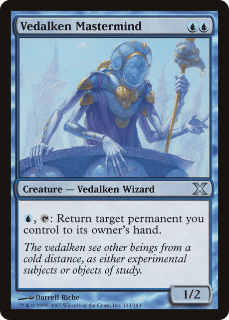 Vedalken Mastermind (123) — Tenth Edition