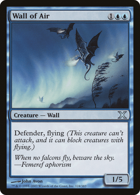 Wall of Air (124) — Tenth Edition