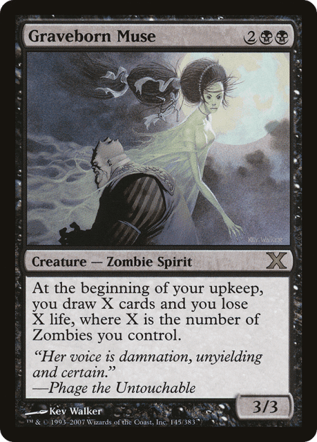 Graveborn Muse (145) — Tenth Edition