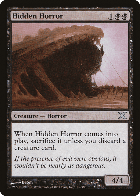 Hidden Horror (149) — Tenth Edition