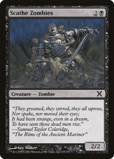 Scathe Zombies (175) — Tenth Edition