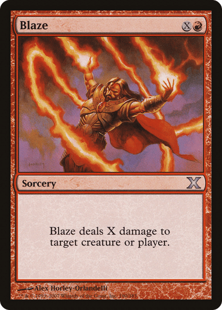 Blaze (190) — Tenth Edition