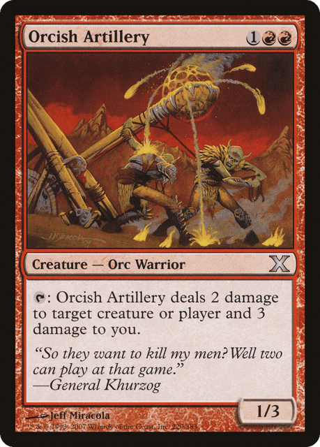 Orcish Artillery (220) — Tenth Edition