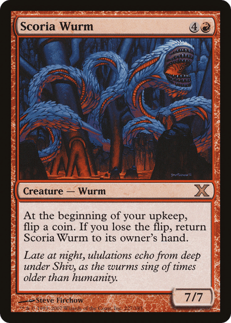 Scoria Wurm (227) — Tenth Edition