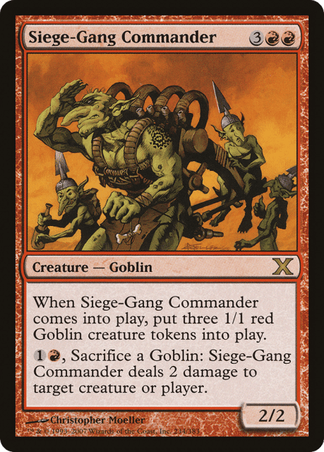 Siege-Gang Commander (234) — Tenth Edition