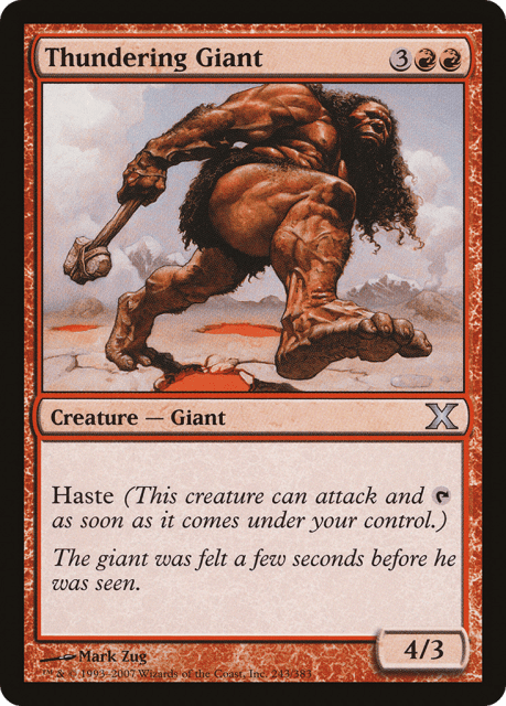 Thundering Giant (243) — Tenth Edition