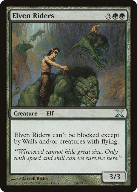Elven Riders (259) — Tenth Edition