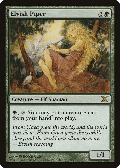 Elvish Piper (262) — Tenth Edition
