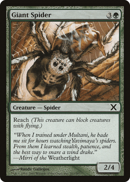 Giant Spider (267) — Tenth Edition