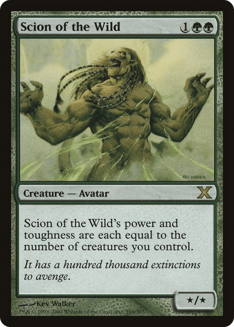 Scion of the Wild (295) — Tenth Edition