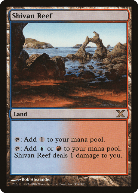 Shivan Reef (357) — Tenth Edition