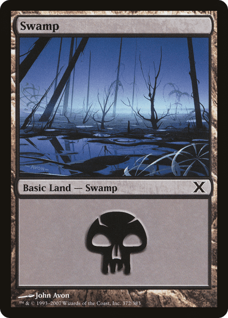 Swamp (372) — Tenth Edition