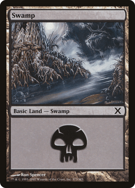 Swamp (373) — Tenth Edition