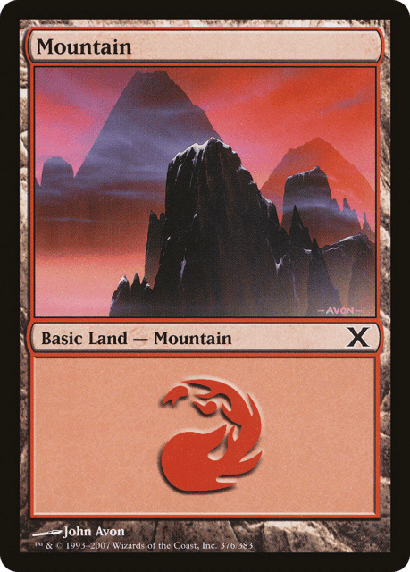 Mountain (376) — Tenth Edition