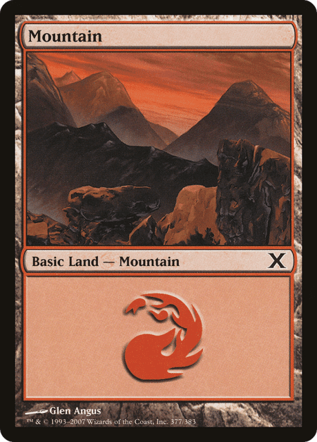 Mountain (377) — Tenth Edition
