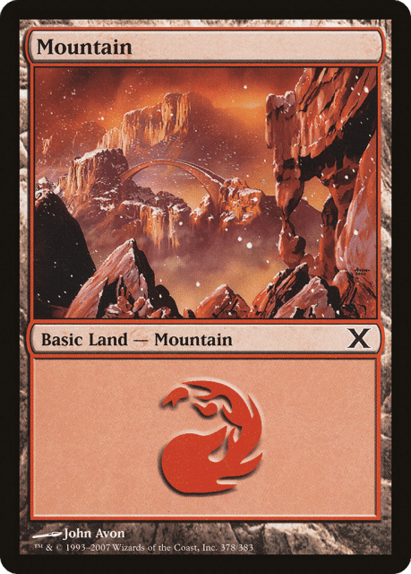 Mountain (378) — Tenth Edition