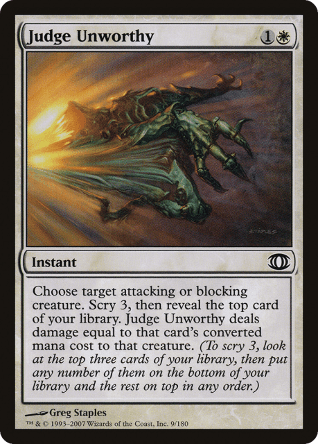 Judge Unworthy (9) — Future Sight