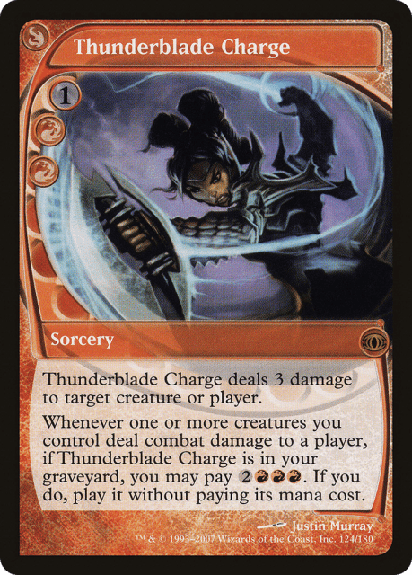 Thunderblade Charge (124) — Future Sight