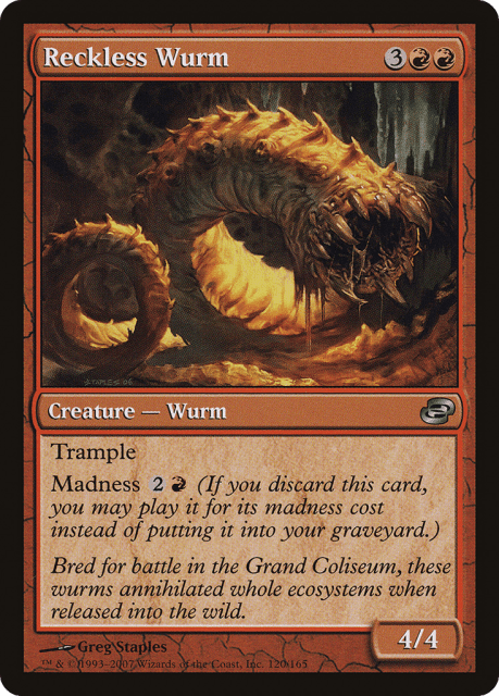 Reckless Wurm (120) — Planar Chaos