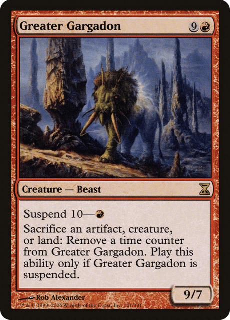 Greater Gargadon (161) — Time Spiral