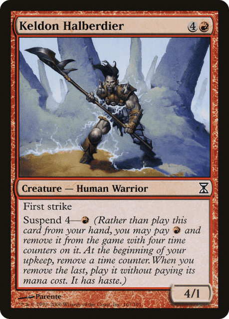 Keldon Halberdier (167) — Time Spiral