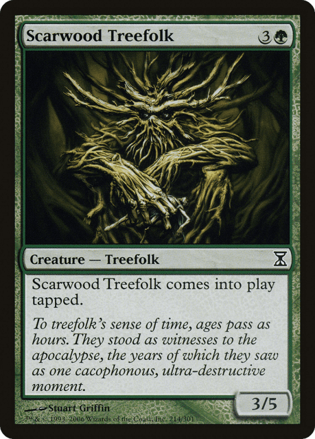 Scarwood Treefolk (214) — Time Spiral