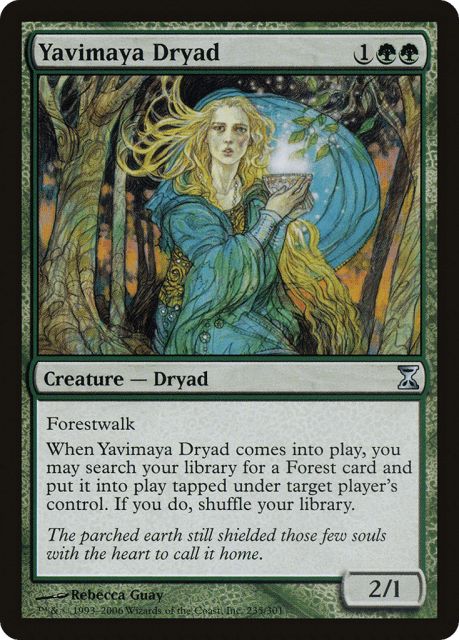Yavimaya Dryad (235) — Time Spiral