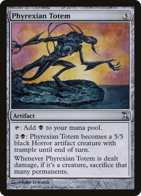 Phyrexian Totem (261) — Time Spiral