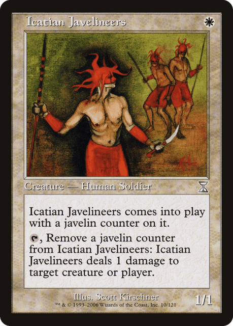 Icatian Javelineers (10) — Time Spiral Timeshifted
