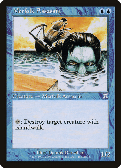 Merfolk Assassin (25) — Time Spiral Timeshifted